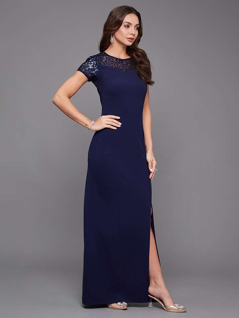 women sequined short sleeve bodycon dress - 22403230 -  Standard Image - 2