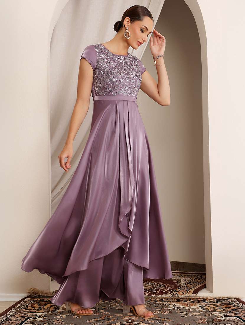 women embellished short sleeve fit & flare dress - 22403253 -  Standard Image - 2