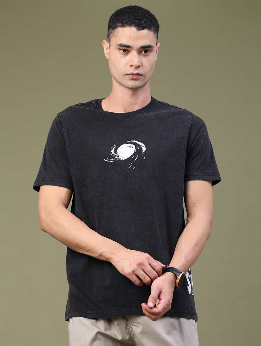 Men Printed Short Sleeve Regular Fit T-shirt - 22403749 -  Standard Image - 2