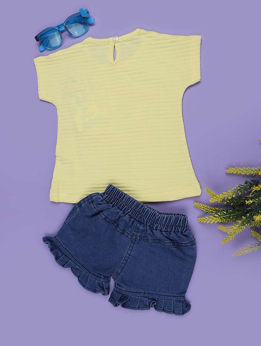 Kids Printed Short Sleeves Top And Shorts Set - 22403802 -  Standard Image - 2