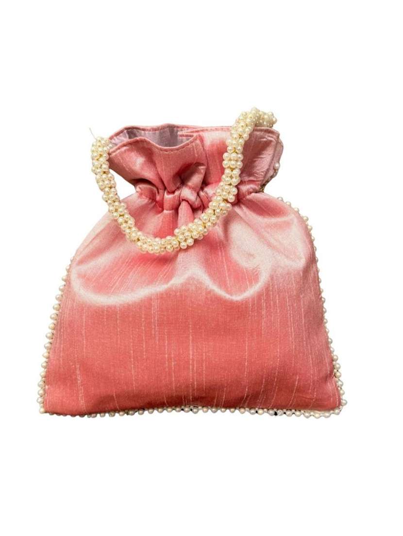 women solid with work embellished potli - 22403919 -  Standard Image - 2