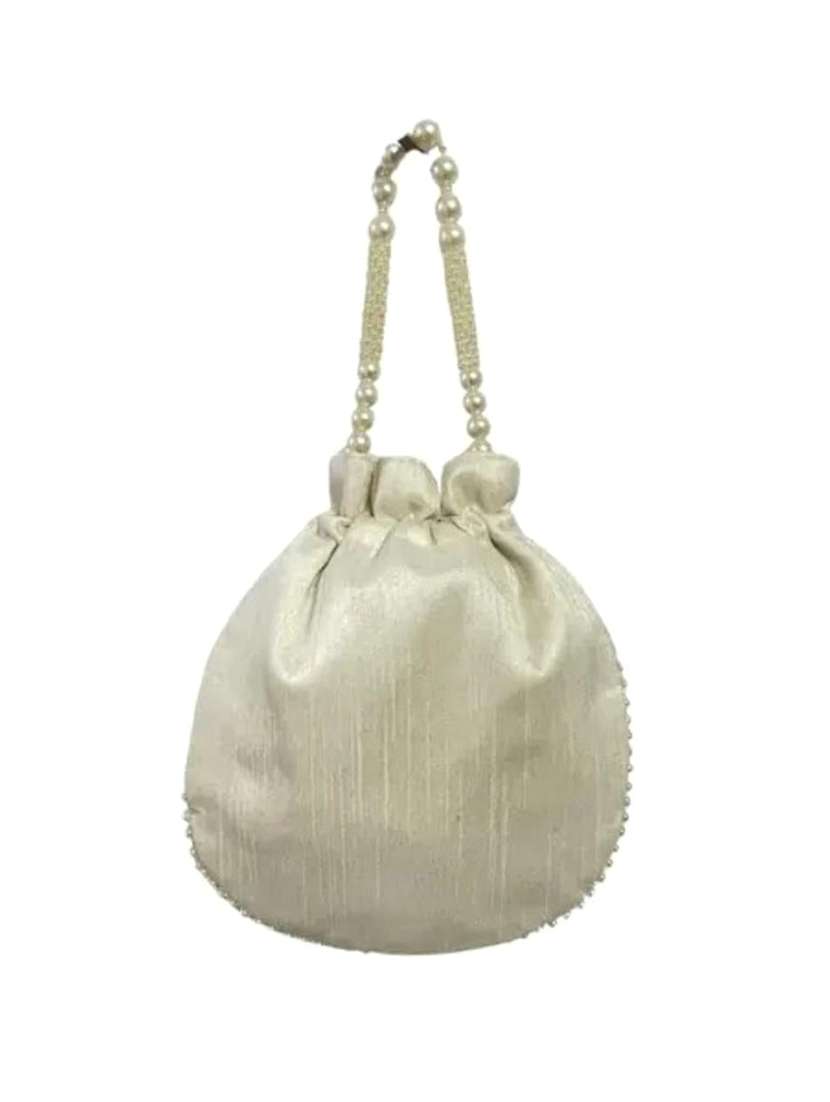 women solid with work embellished potli - 22403922 -  Standard Image - 2