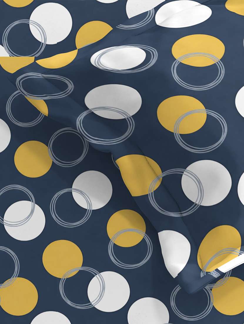 quirky home coral collection flat double bedsheet with 2 pillow cover | wrinklefree bedsheet - 22403960 -  Standard Image - 2