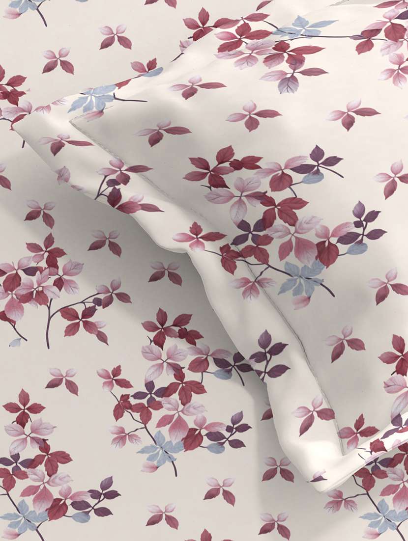 quirky home coral collection flat double bedsheet with 2 pillow cover  - 22403961 -  Standard Image - 2