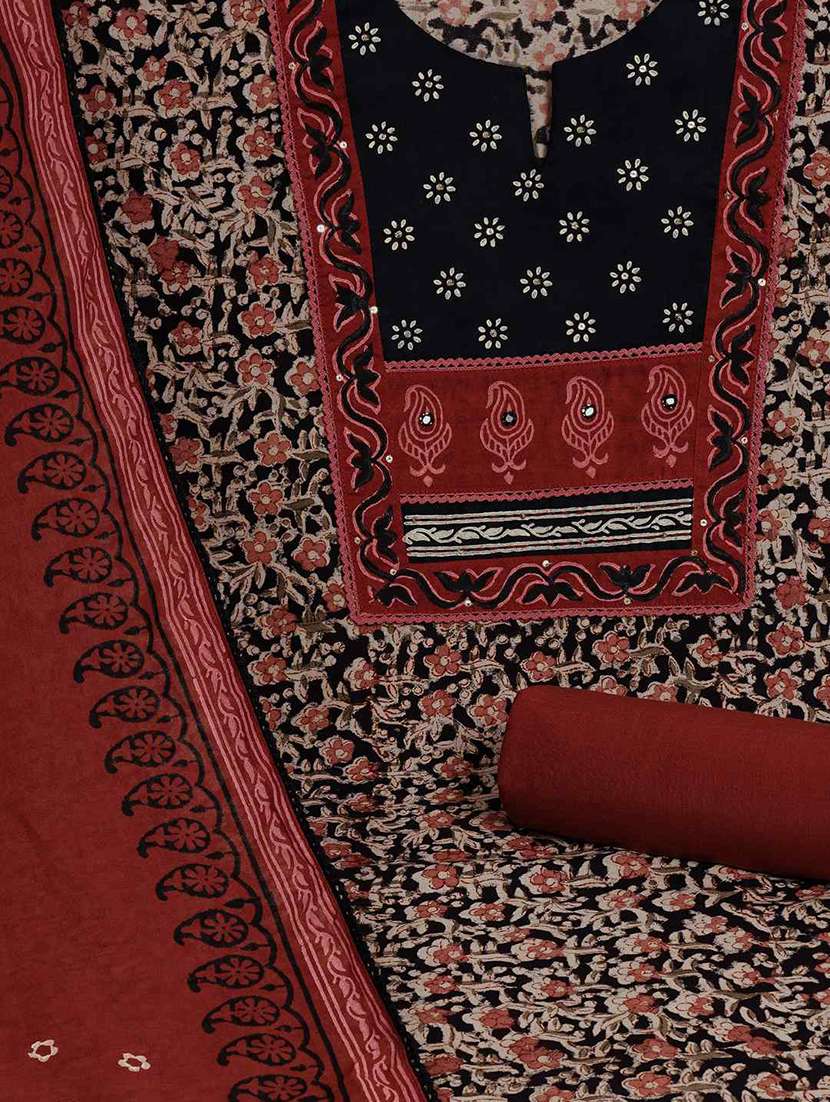 women floral printed unstitched suit set - 22403991 -  Standard Image - 2