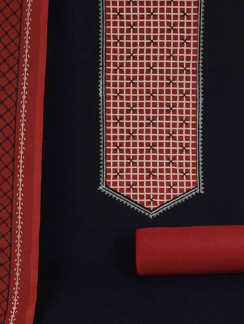 women printed unstitched suit set - 22403998 -  Standard Image - 2