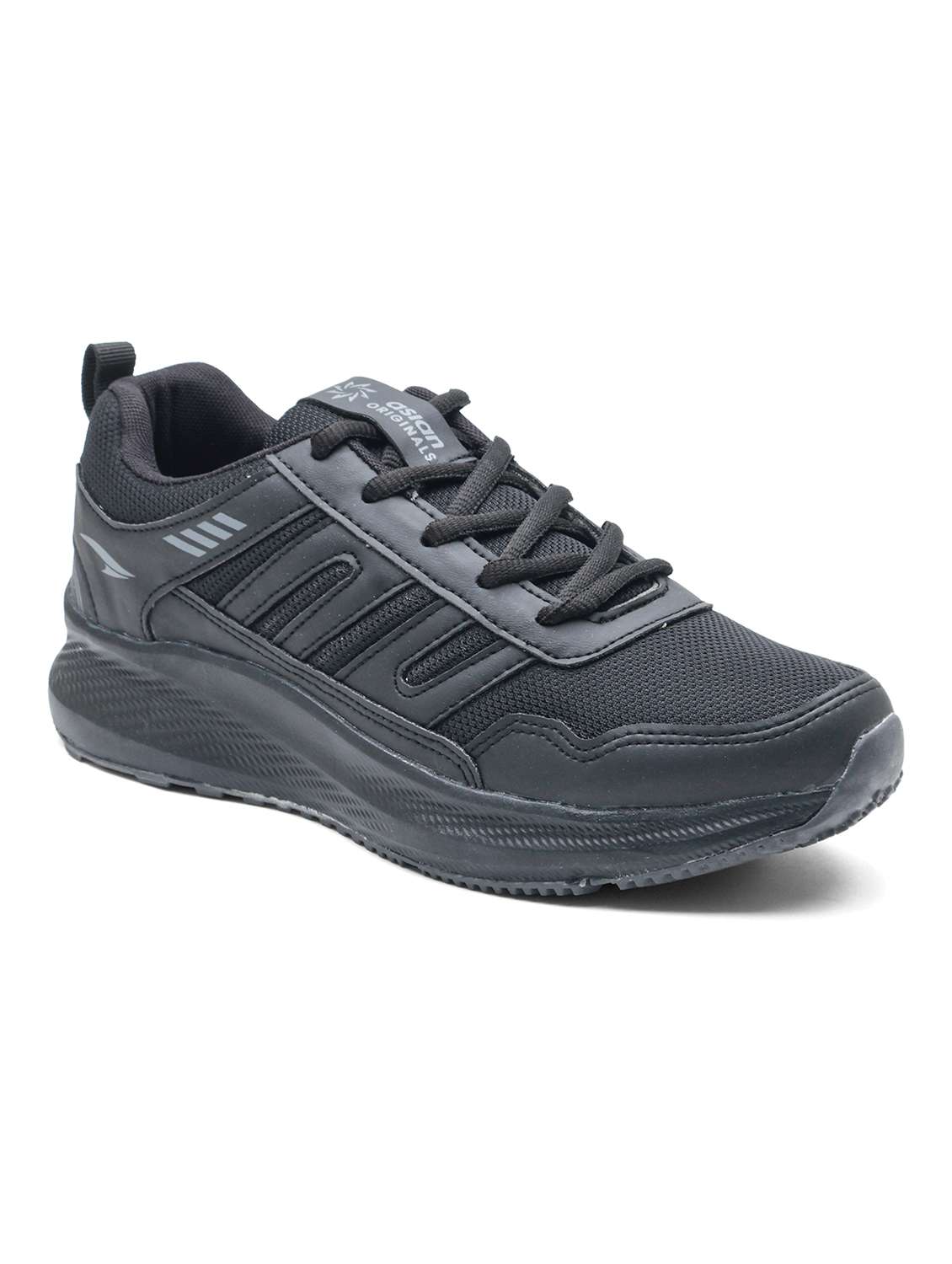 men black lace up sport shoe - 22405170 -  Standard Image - 2