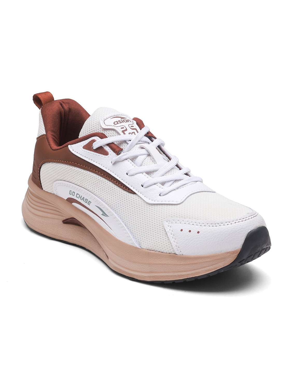 men off white lace up sport shoe - 22405176 -  Standard Image - 2