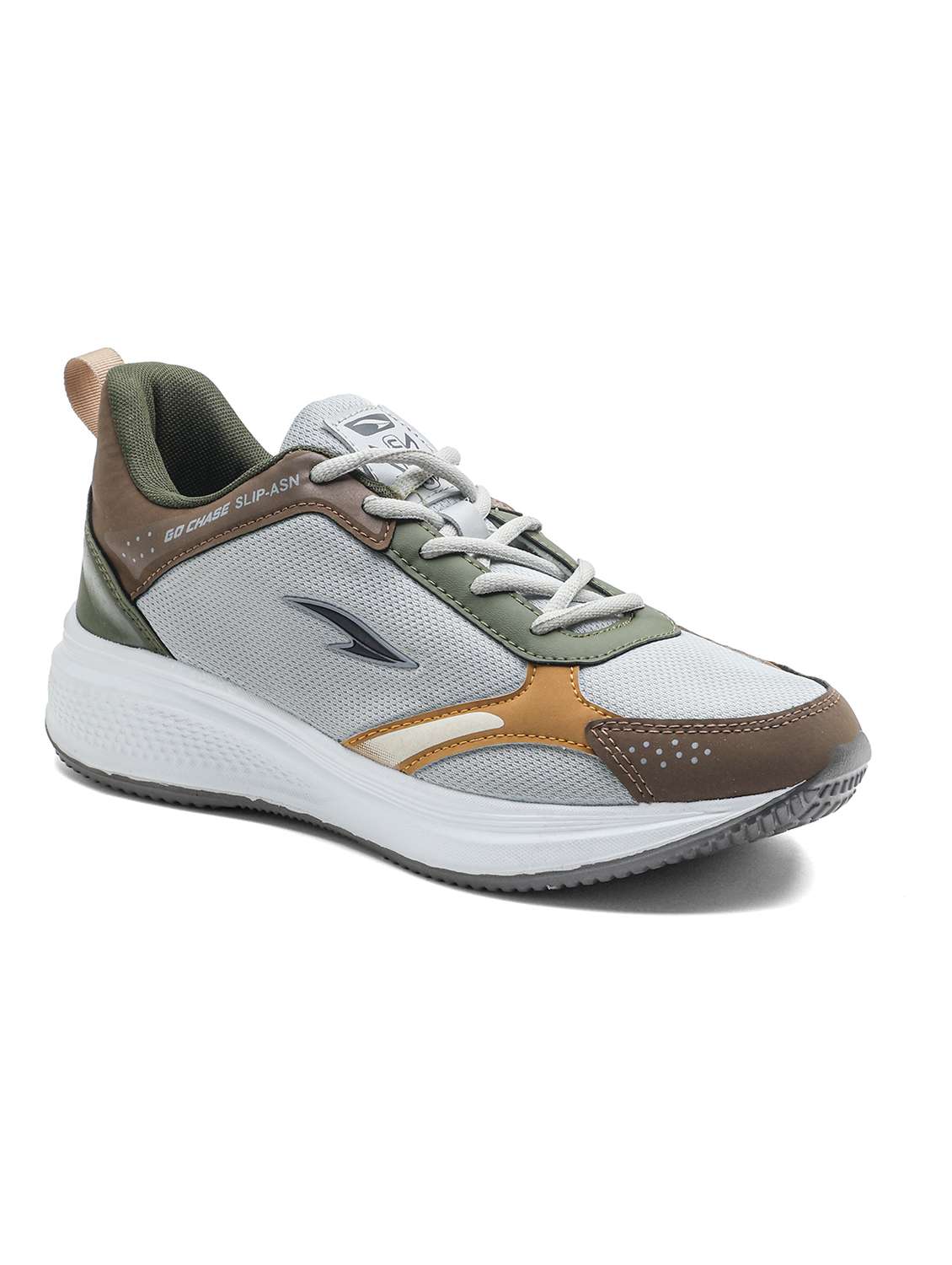 men grey lace up sport shoe - 22405189 -  Standard Image - 2