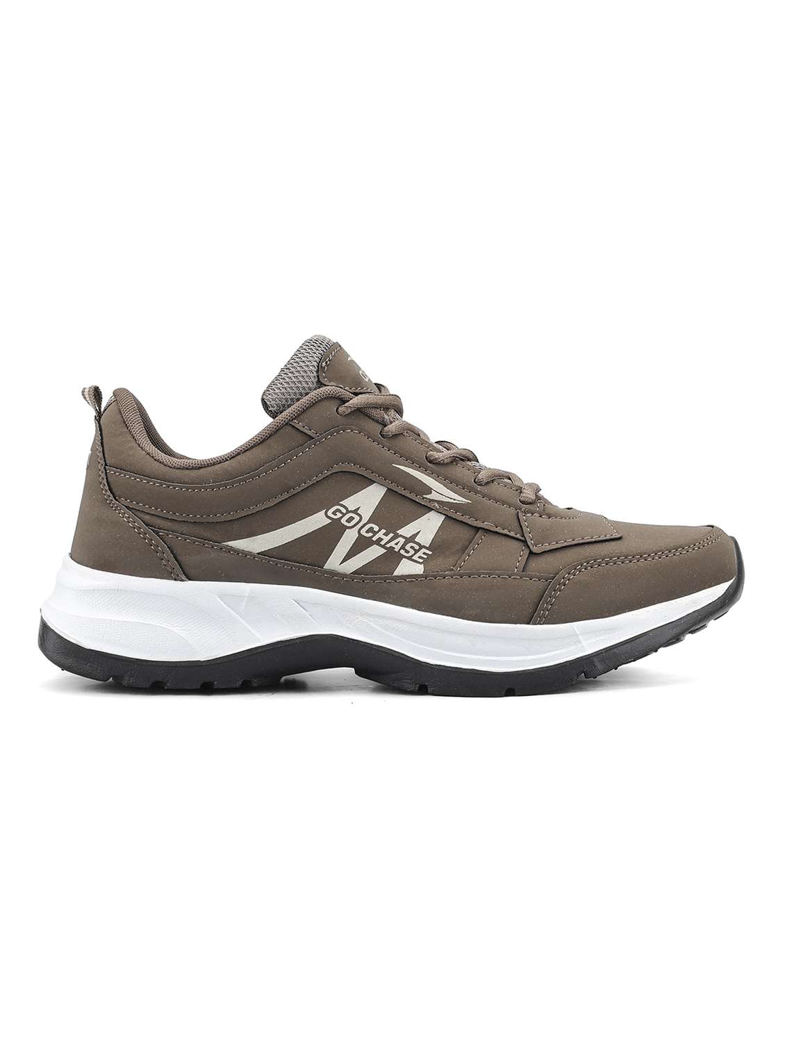 men brown lace up sport shoe - 22405258 -  Standard Image - 2