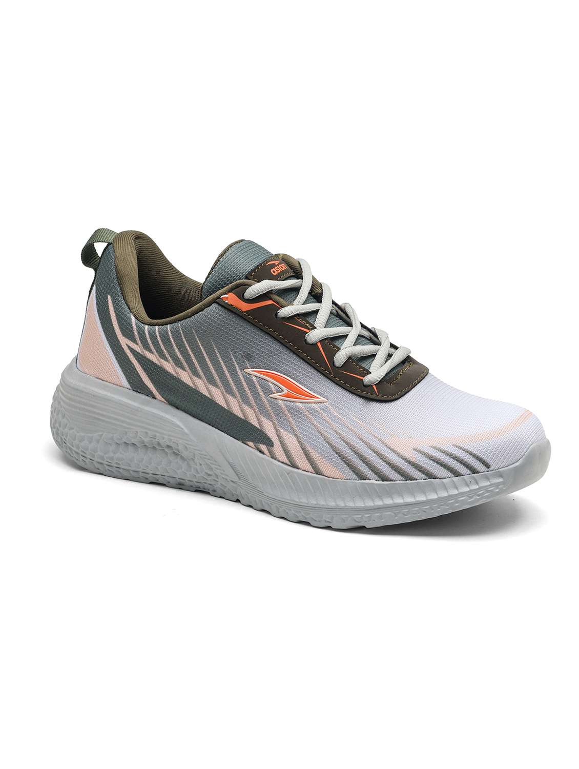 men grey lace up sport shoe - 22405261 -  Standard Image - 2