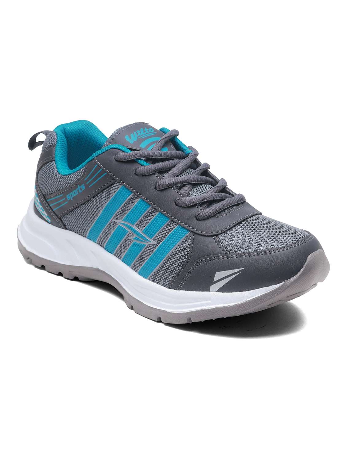 Men Grey Lace Up Sport Shoe - 22405292 -  Standard Image - 2