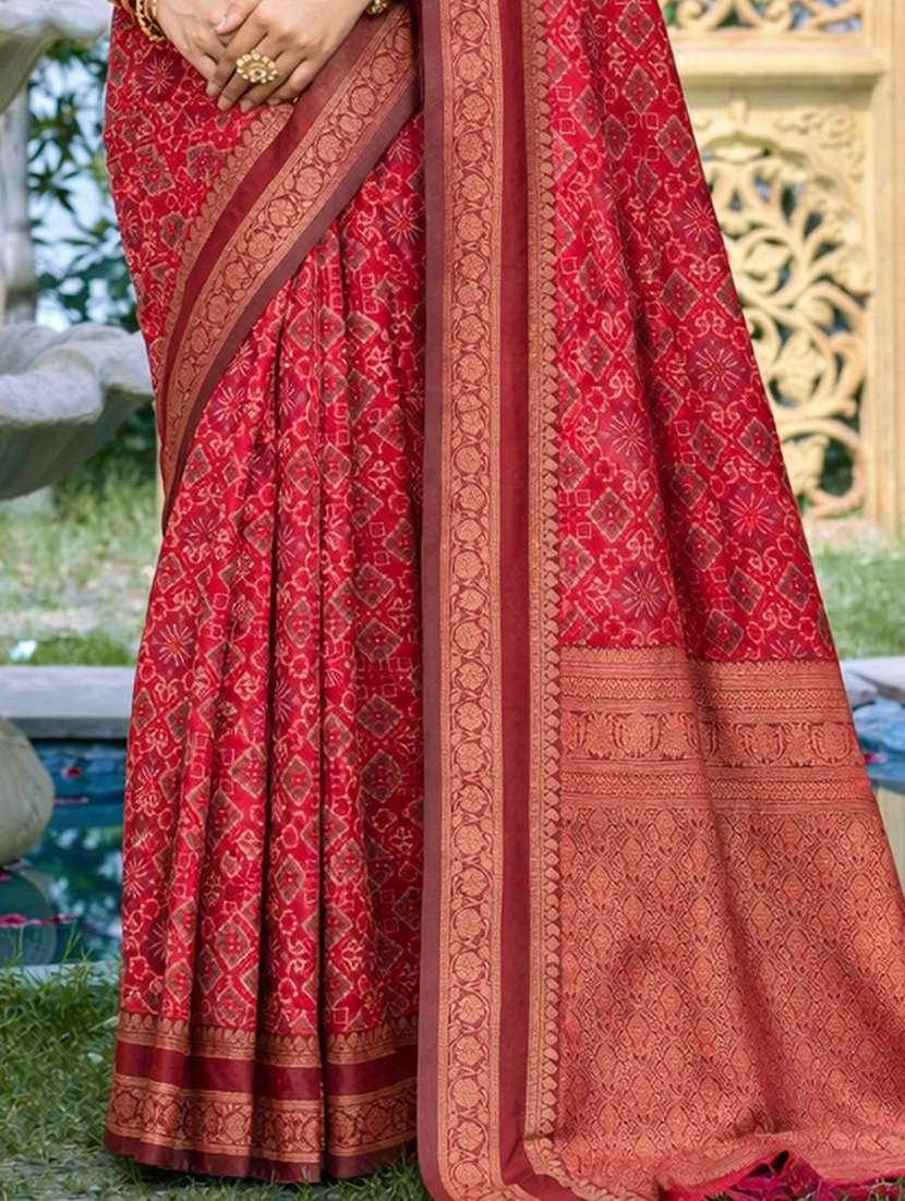 women self design tussar silk saree with blouse - 22405331 -  Standard Image - 2