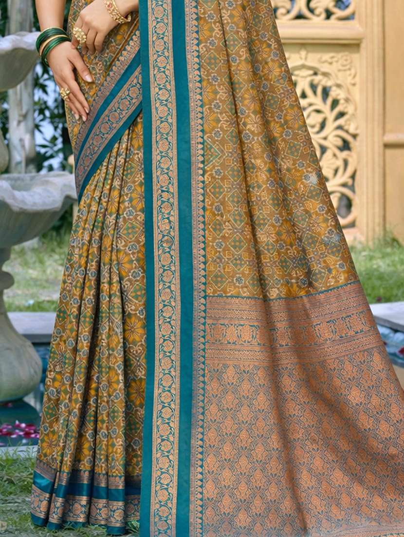 women self design tussar silk saree with blouse - 22405335 -  Standard Image - 2