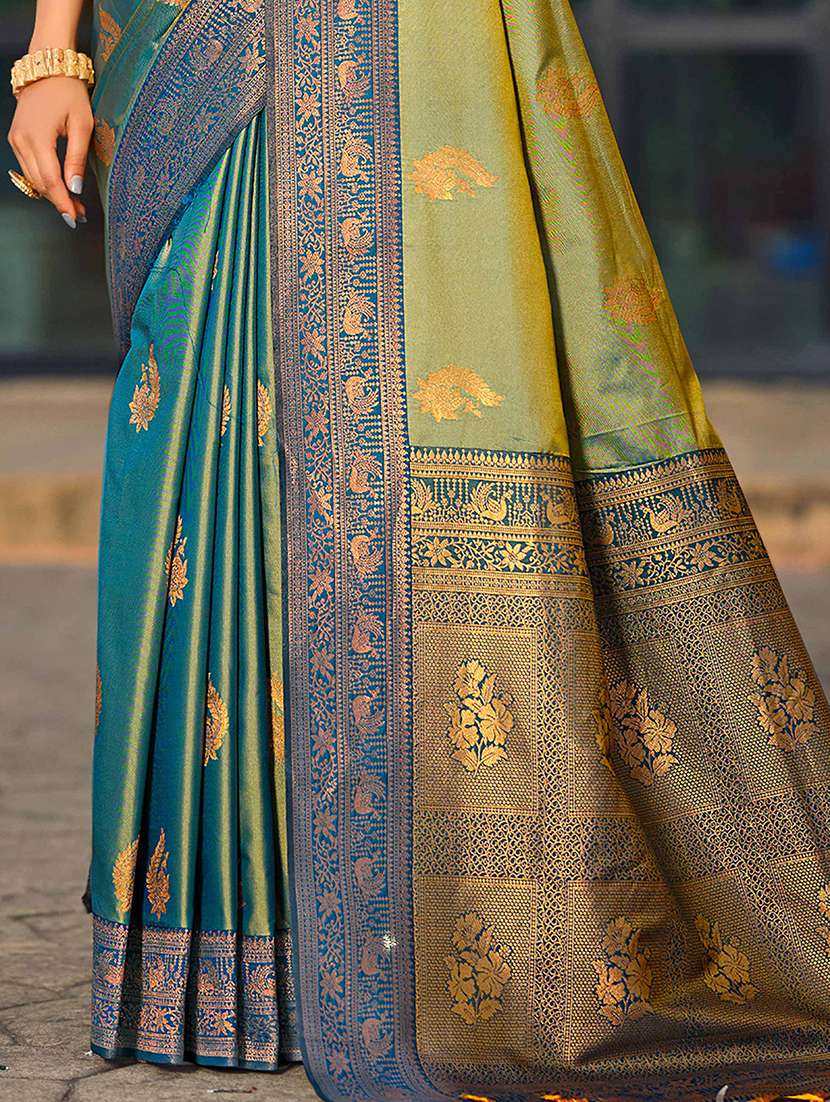 women self design bordered saree with blouse - 22405404 -  Standard Image - 2
