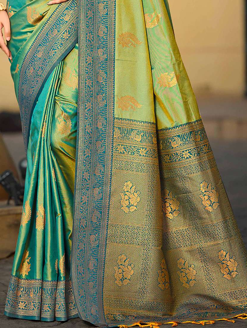 women self design bordered saree with blouse - 22405406 -  Standard Image - 2
