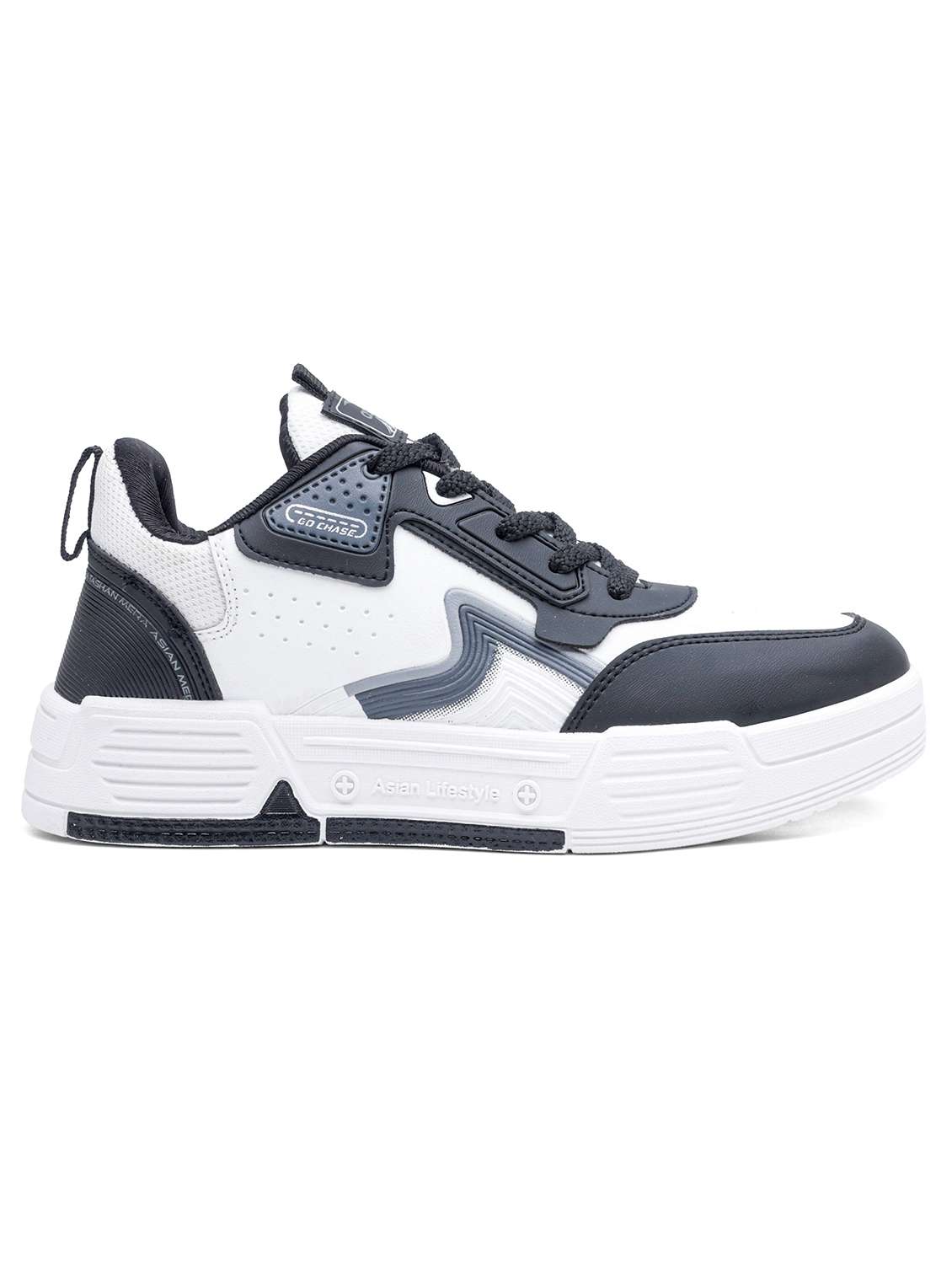 men color block lace up sneaker - 22406524 -  Standard Image - 2