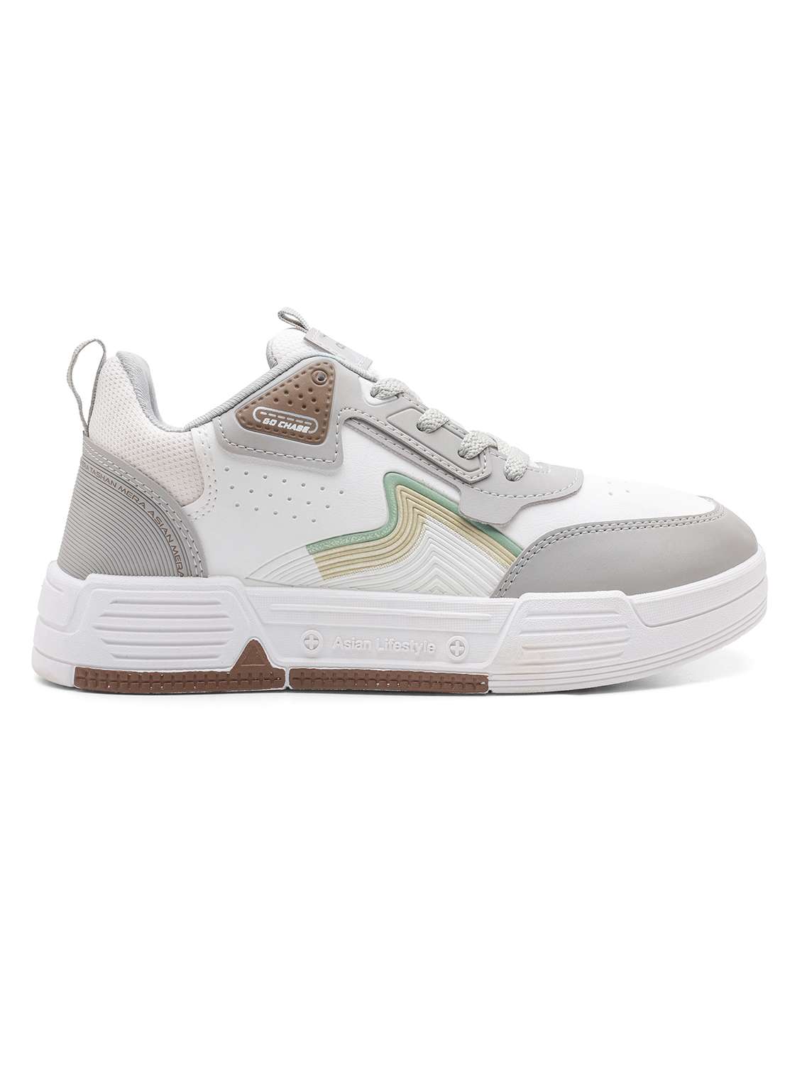 men color block lace up sneaker - 22406525 -  Standard Image - 2