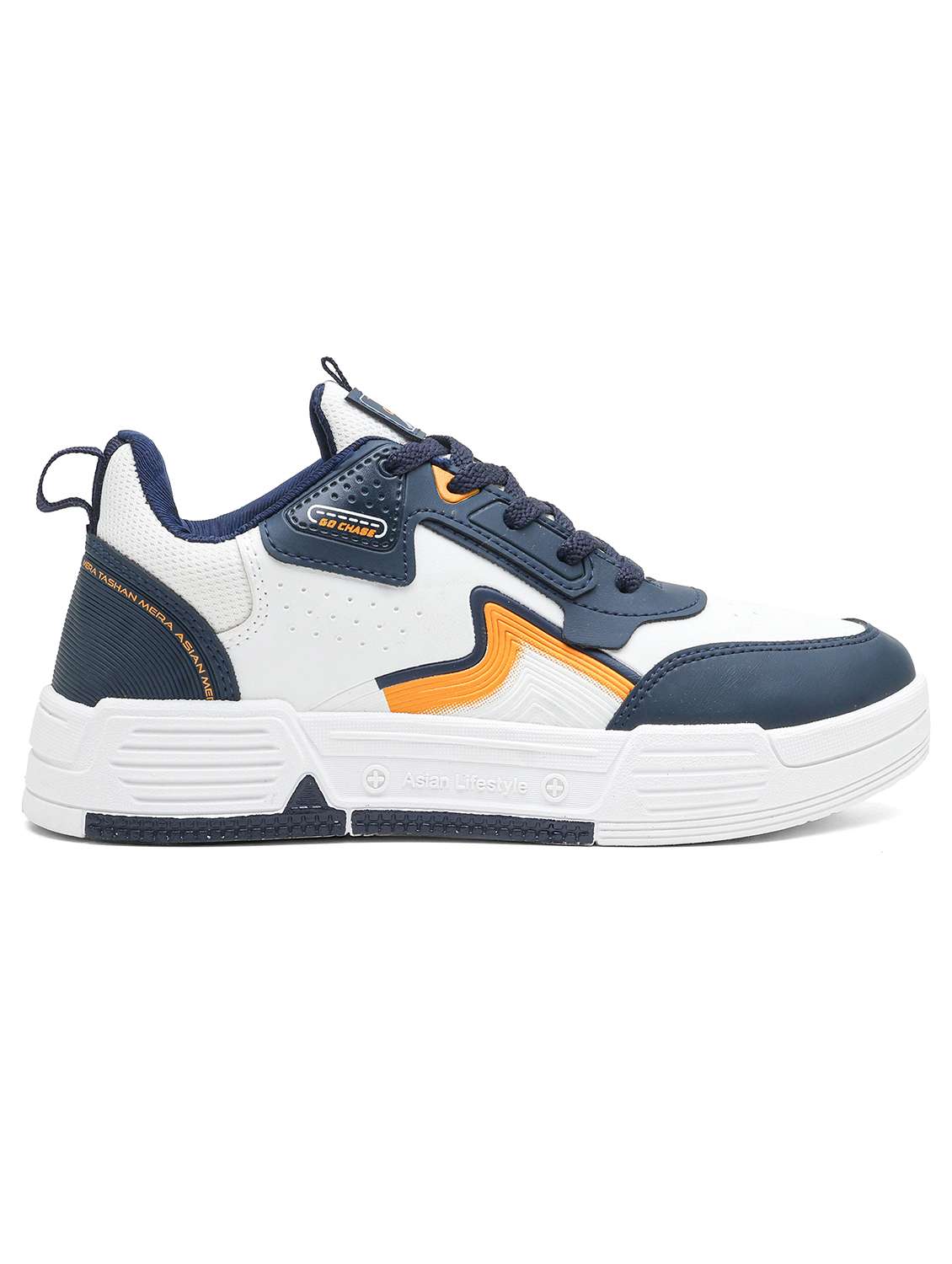 men color block lace up sneaker - 22406526 -  Standard Image - 2