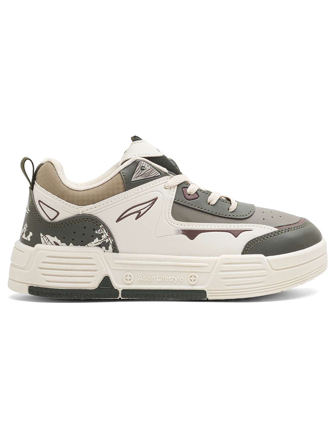 men color block lace up sneaker - 22406528 -  Standard Image - 2