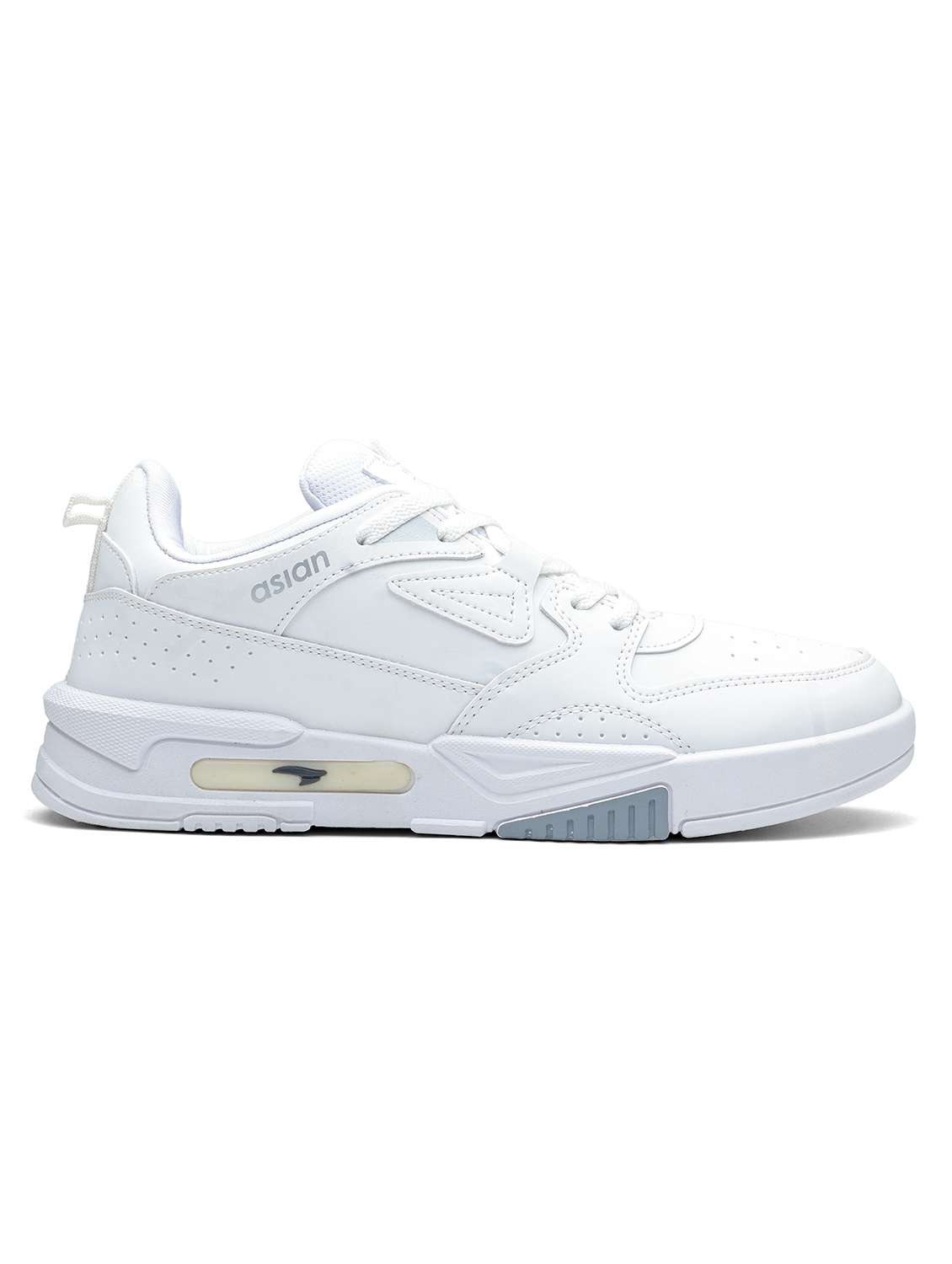 men solid lace up sneaker - 22406532 -  Standard Image - 2