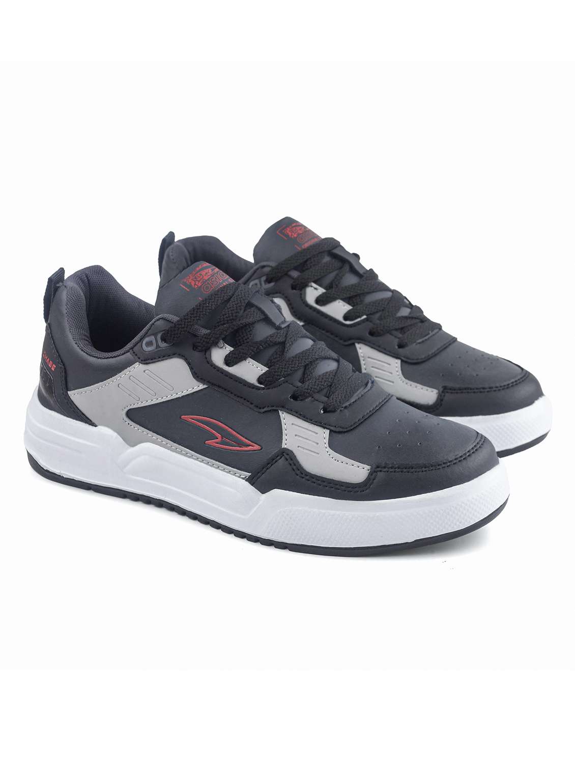 men color block lace up sneaker