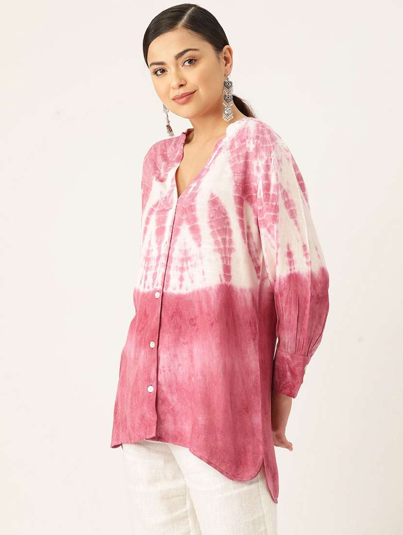 Women Printed Multi Colored Viscose Regular Shirt - 22407297 -  Standard Image - 2