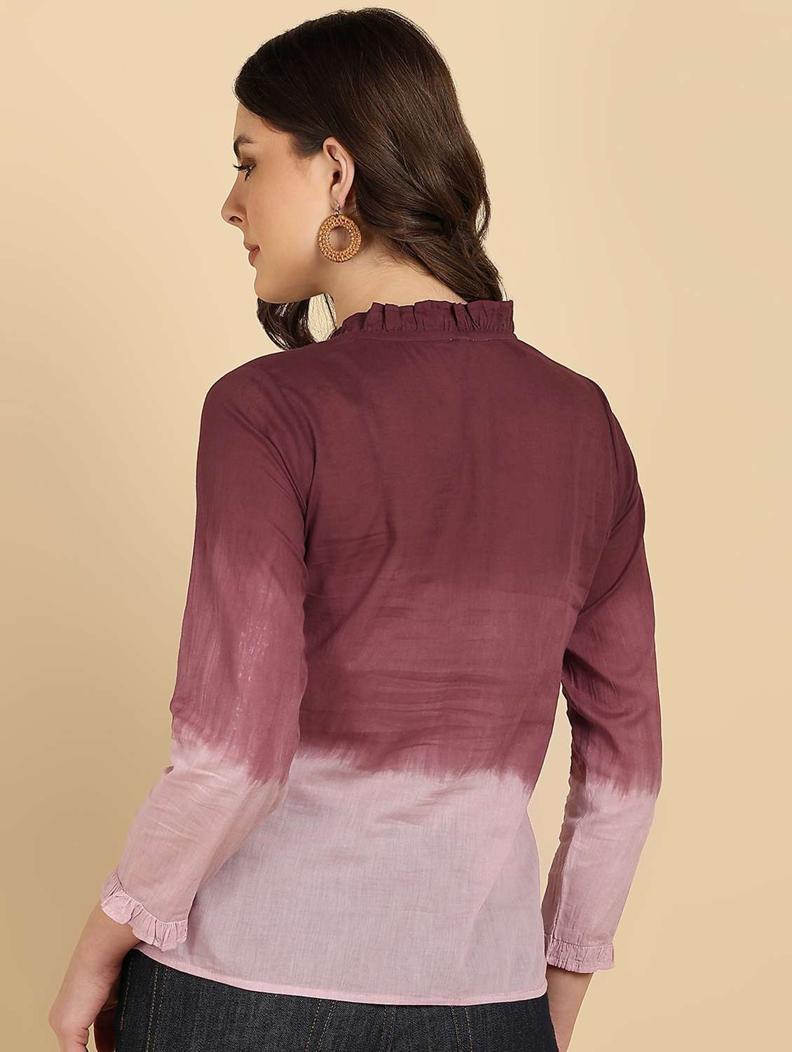 pink cotton regular shirt - 22407382 -  Standard Image - 2