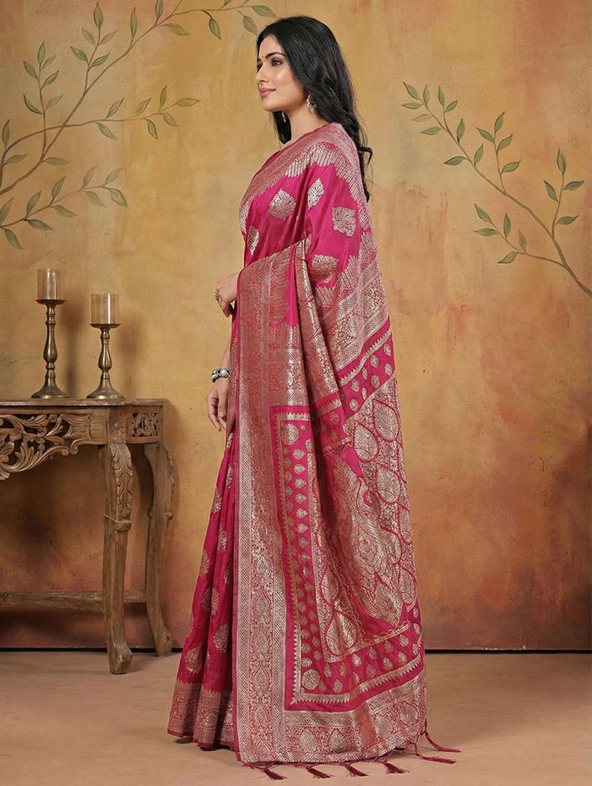 women self design banarasi saree with blouse - 22408118 -  Standard Image - 2