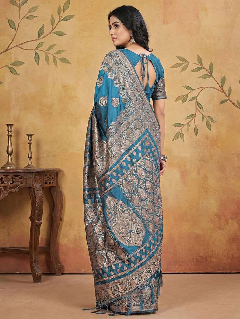 women self design banarasi saree with blouse - 22408120 -  Standard Image - 2
