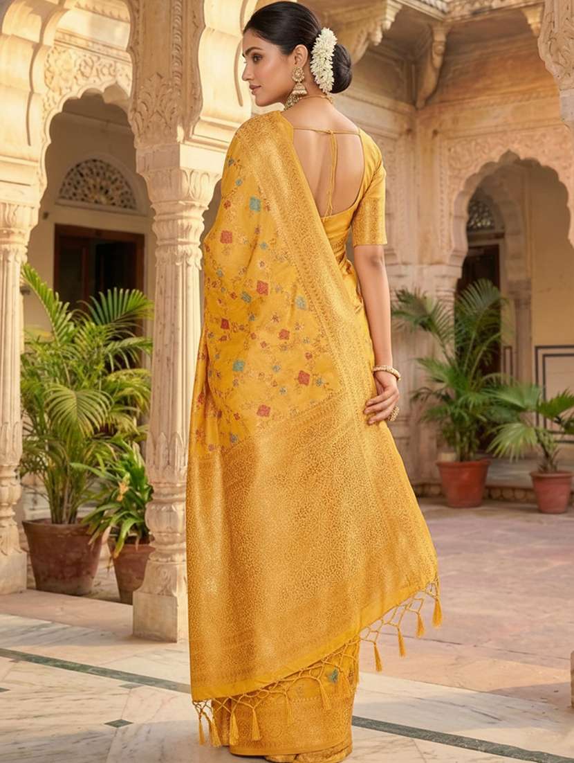 women self design banarasi saree with blouse - 22408180 -  Standard Image - 2