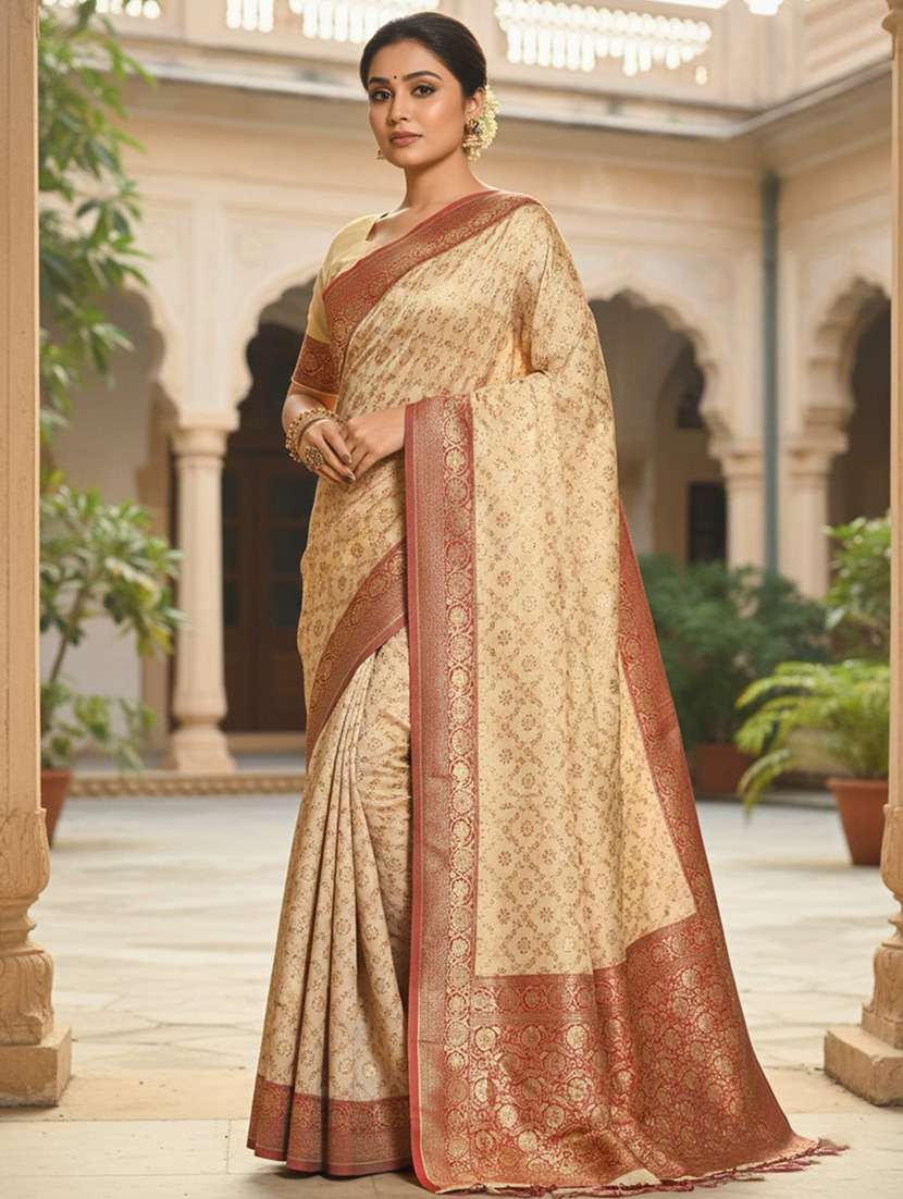 women self design banarasi saree with blouse - 22408187 -  Standard Image - 2