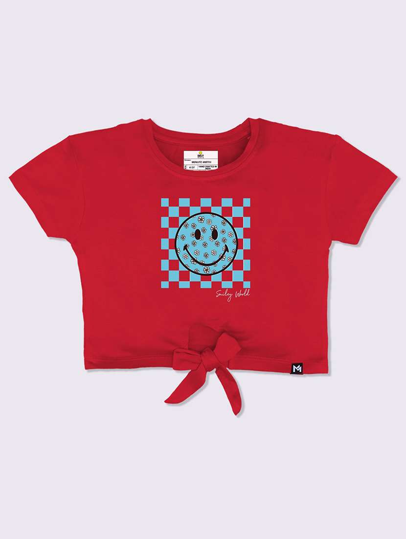 girls printed short sleeve tee