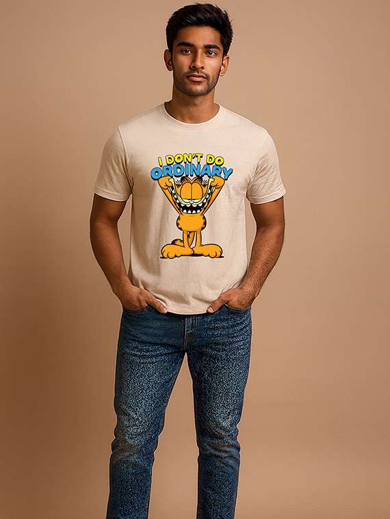 men printed short sleeve regular fit t-shirt - 22408690 -  Standard Image - 2