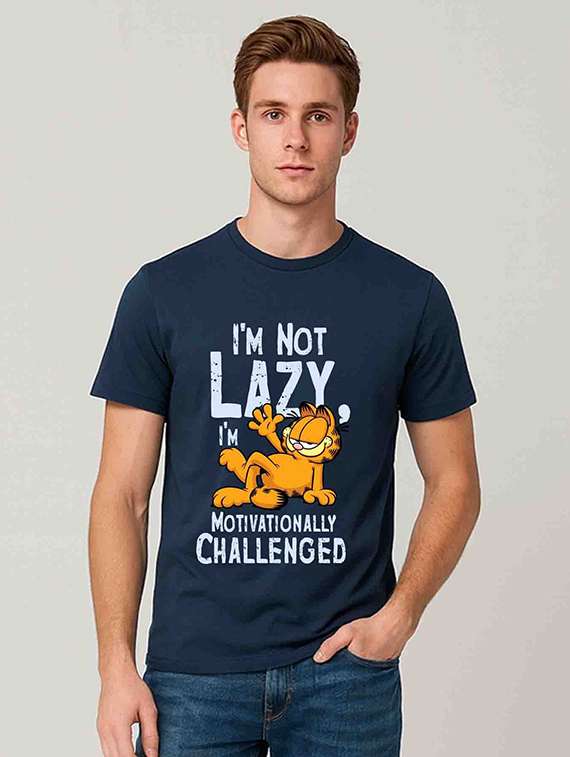 men printed short sleeve regular fit t-shirt