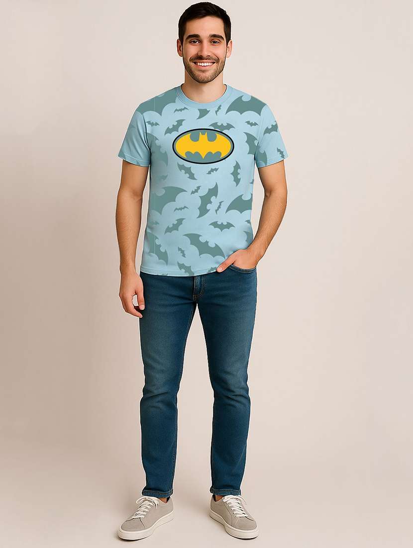 men printed short sleeve regular fit t-shirt - 22408710 -  Standard Image - 2