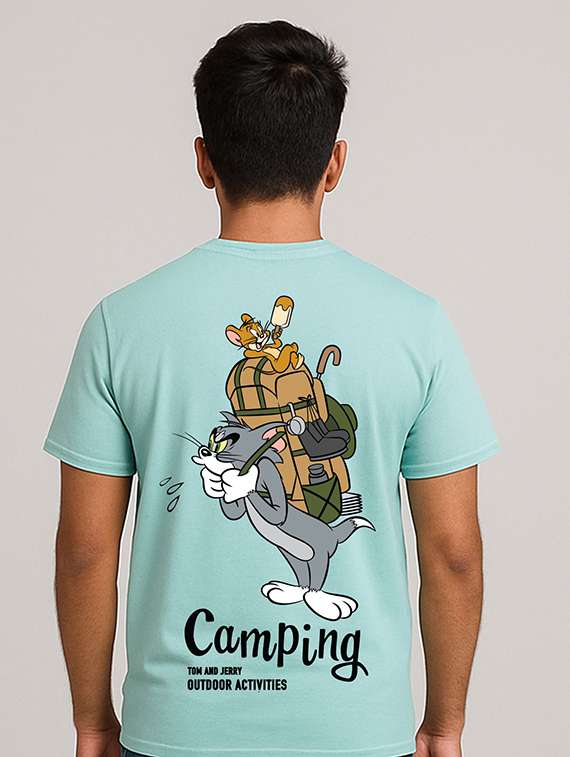 Men Printed Short Sleeve Regular Fit T-shirt - 22408715 -  Standard Image - 2