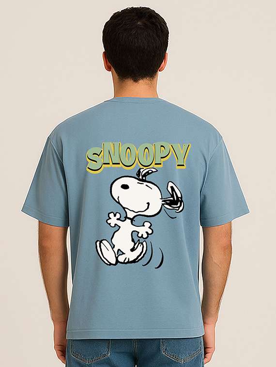 men printed short sleeve oversized t-shirt