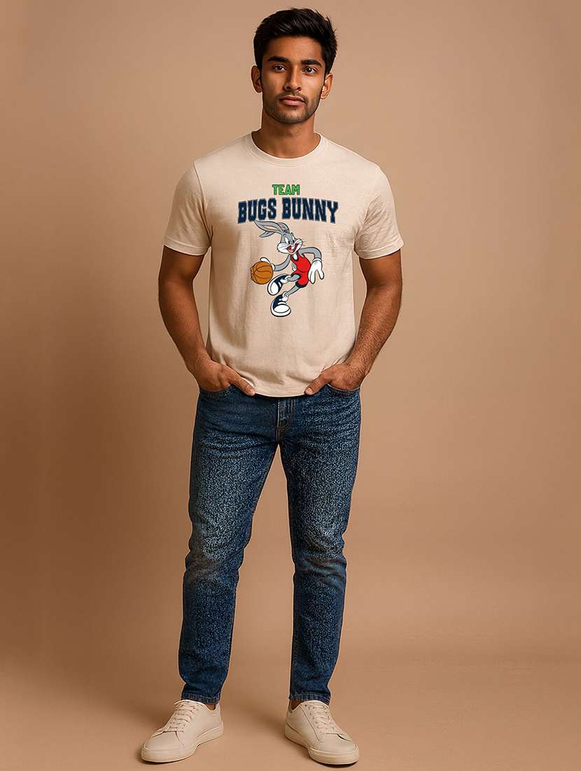Men Printed Short Sleeve Regular Fit T-shirt - 22408725 -  Standard Image - 2