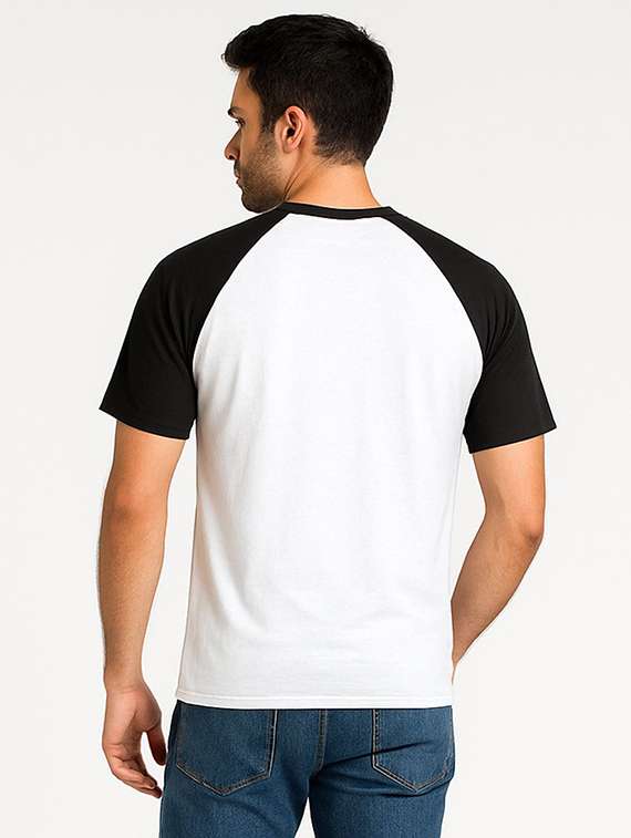 Men Printed Raglan Sleeve Regular Fit T-shirt - 22408735 -  Standard Image - 2