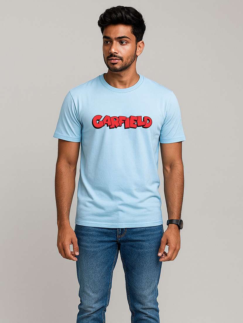 Men Printed Short Sleeve Regular Fit T-shirt - 22408747 -  Standard Image - 2