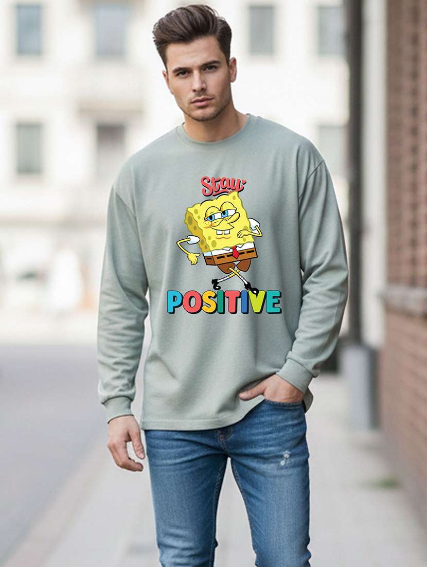 men printed long sleeve regular fit t-shirt - 22408791 -  Standard Image - 2