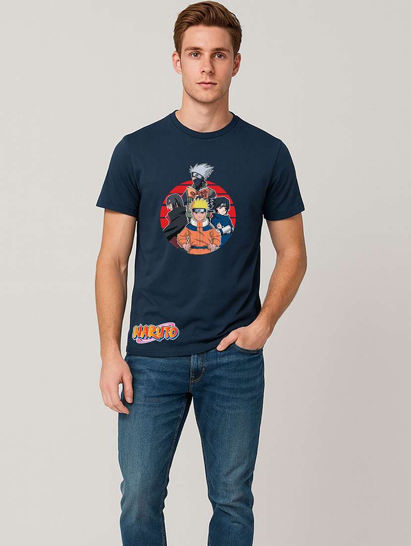 Men Printed Short Sleeve Regular Fit T-shirt - 22408800 -  Standard Image - 2