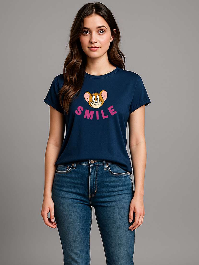 women printed short sleeve t-shirt - 22408822 -  Standard Image - 2