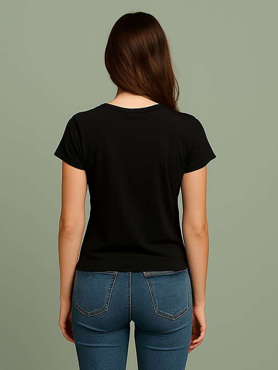 Women Printed Short Sleeve T-shirt - 22408835 -  Standard Image - 2