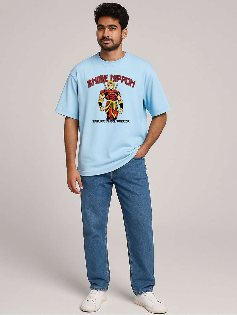 men printed short sleeve oversized t-shirt - 22408882 -  Standard Image - 2