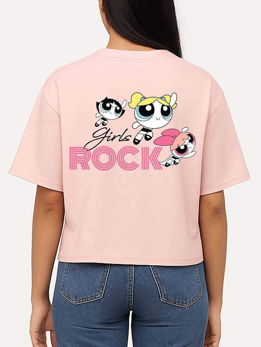 women printed short sleeve oversized t-shirt - 22408924 -  Standard Image - 2