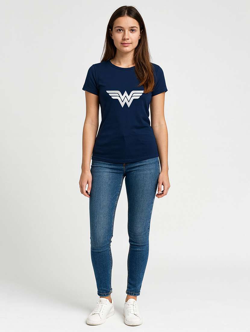 Women Printed Short Sleeve T-shirt - 22408931 -  Standard Image - 2