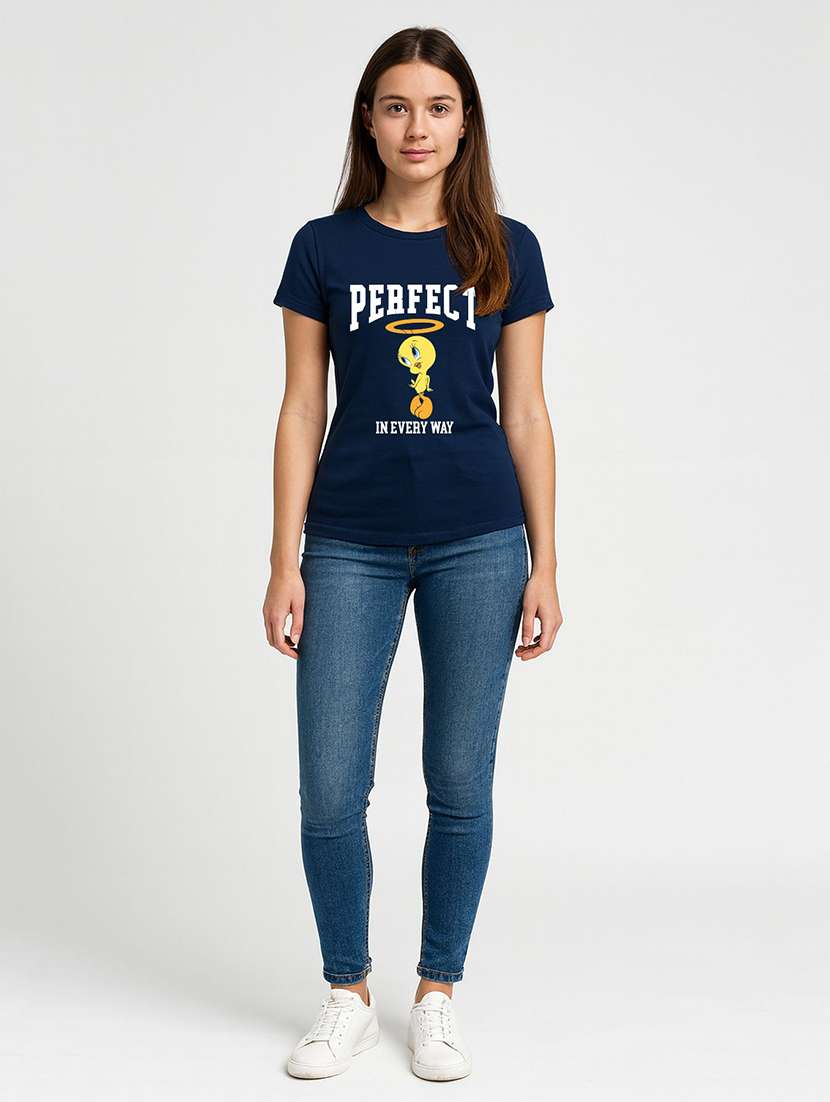 women printed short sleeve t-shirt - 22408942 -  Standard Image - 2