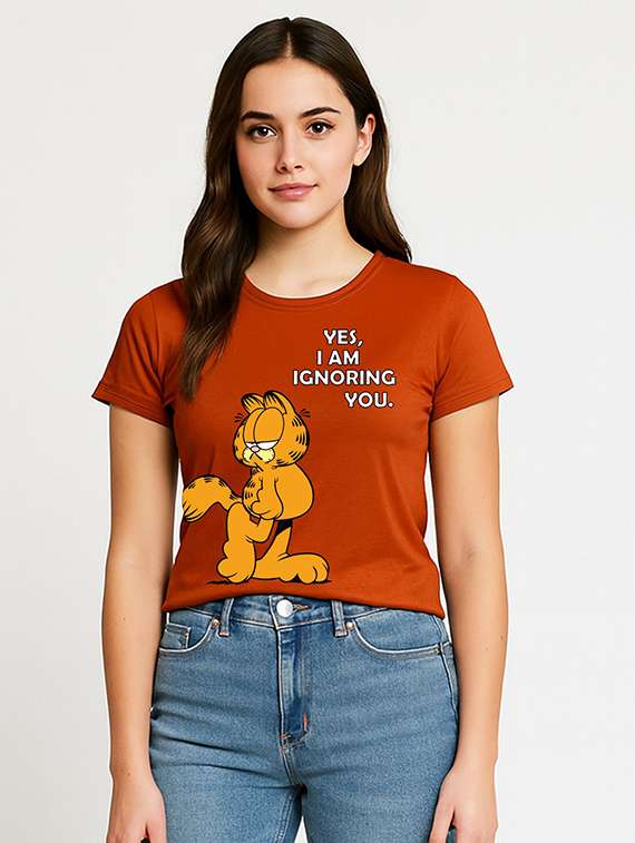 women printed short sleeve t-shirt